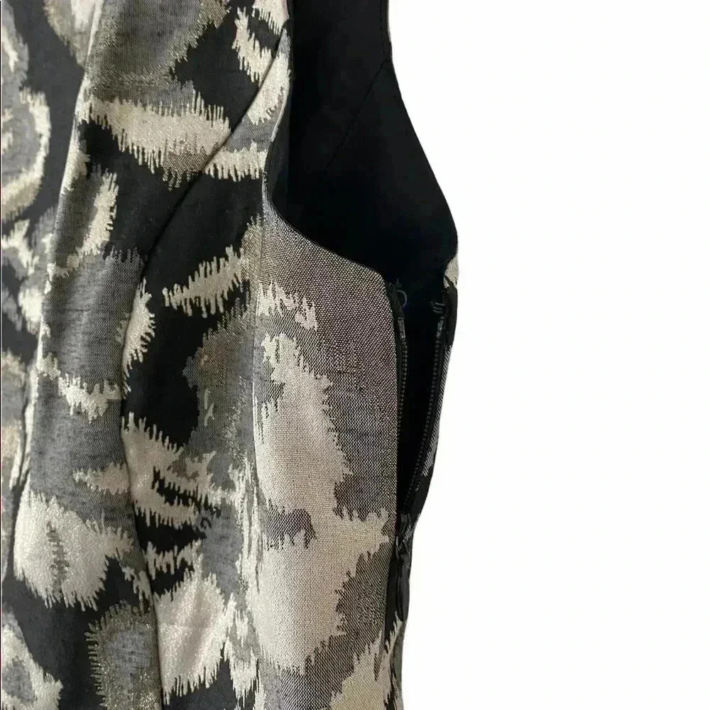 Anthropologie Tabitha metallic floral cocktail dress - Picture 4 of 4